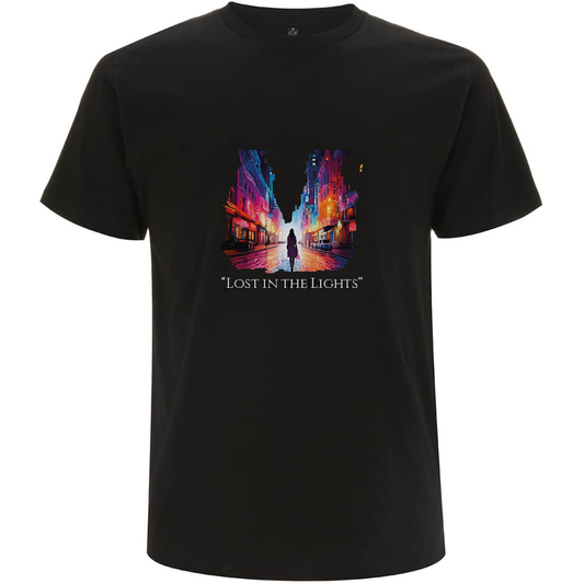 "Lost in the Lights" - Unisex Organic T-Shirt