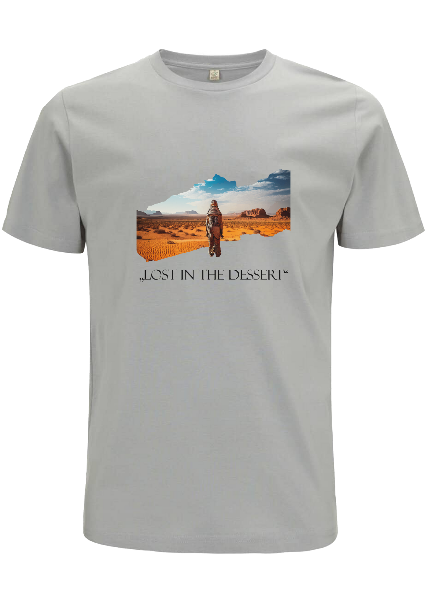 "Lost in the Dessert" - Unisex Organic T-Shirt