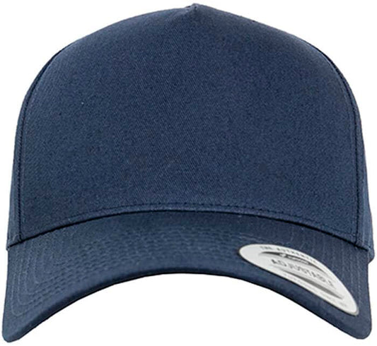 5-Panel Curved Classic Snapback - Navy Blau